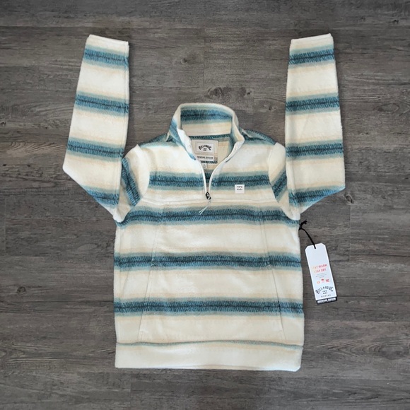 Billabong Sweaters - NWT Billabong Adventure Division Boundary Mock Half Zip Pullover